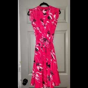 Like New, Charter club, red dress, size 4, Midi